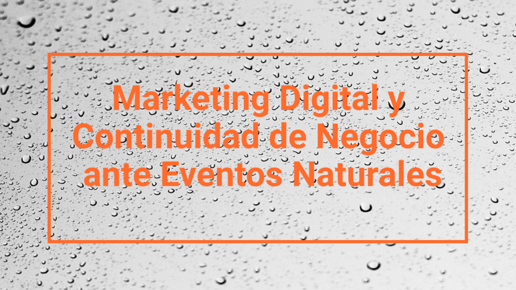marketing digital y continuidad de negocio