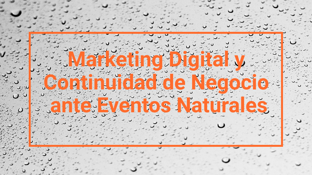 marketing digital y continuidad de negocio