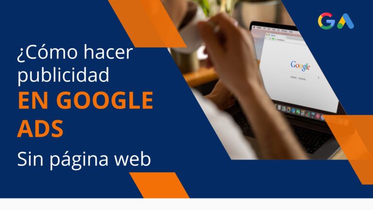 publicidad en Google sin tener página web